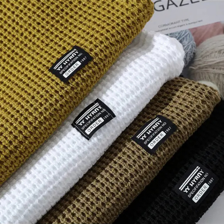 Marcello Waffle Crewneck Sweater