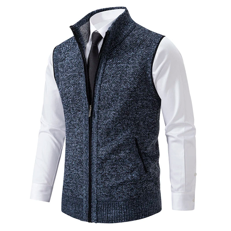 Kensington  Wool Full-Zip Vest