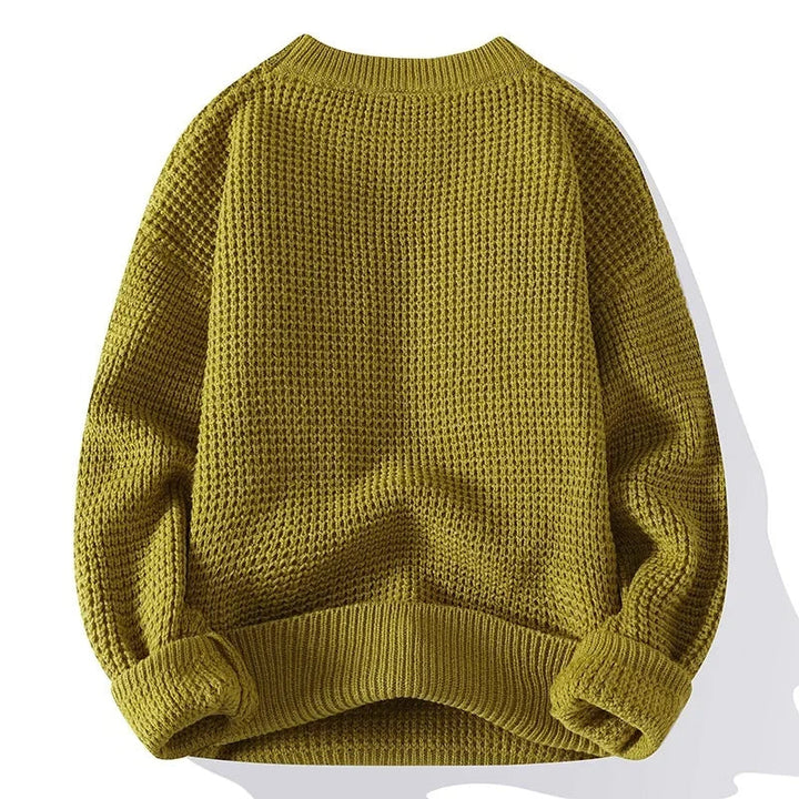 Marcello Waffle Crewneck Sweater