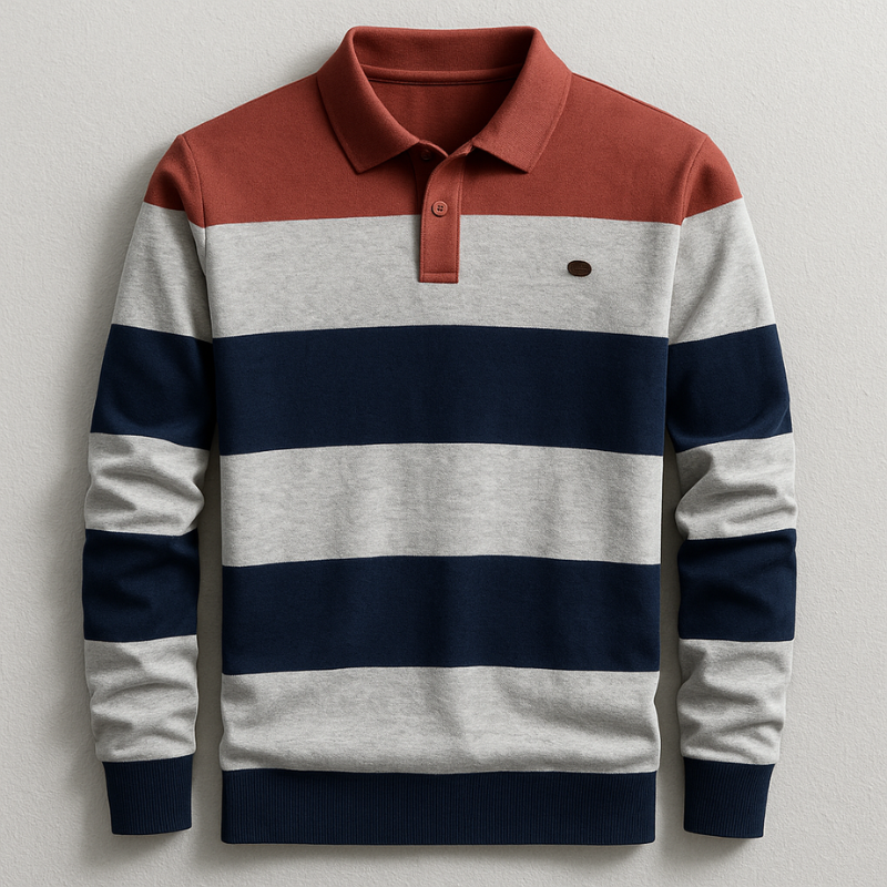 Refined Sporting Polo Sweater