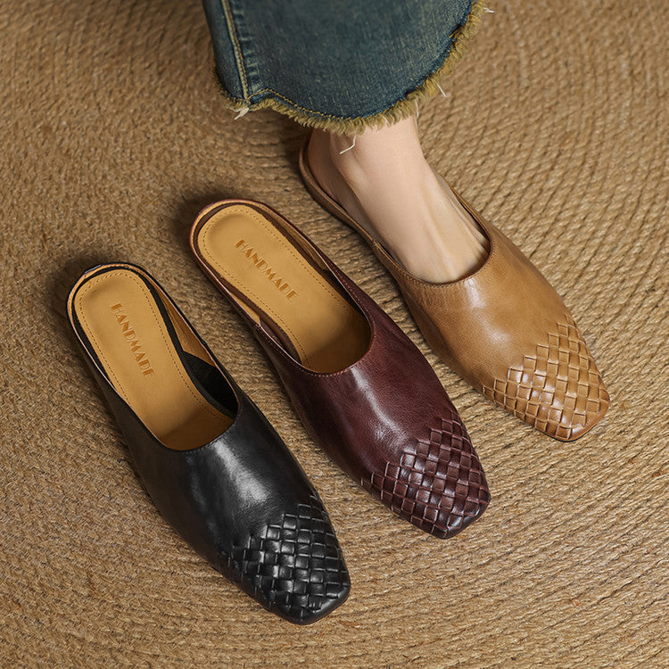 Milano Genuine Leather Mules