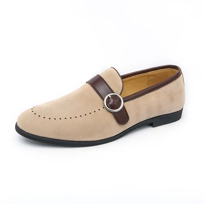 Valmont Suede Crest Loafer