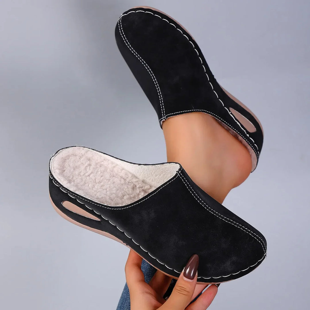 The Shearling-Lined Comfort Slipper