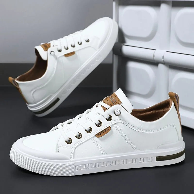 Premium Leather Low-Top Sneaker