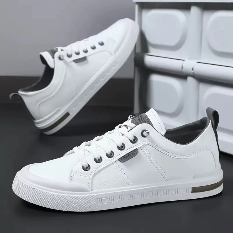 Premium Leather Low-Top Sneaker