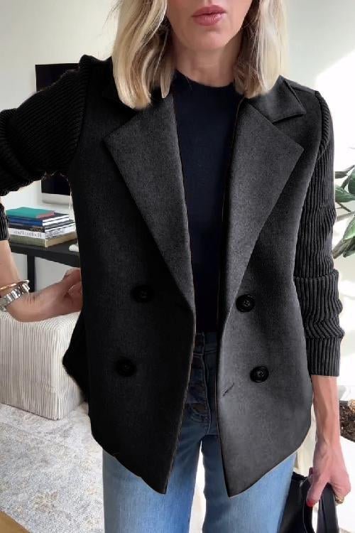 Bellamy Cashmere-Knit Casual Blazer